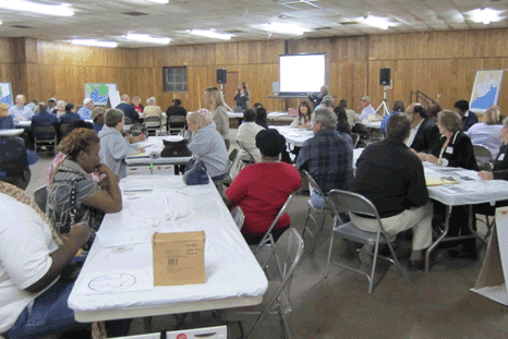 Residents attend informational meetings